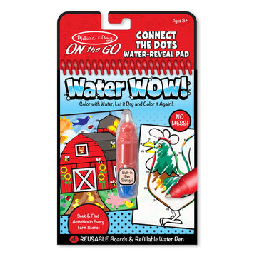 Reusable Water Wow! Connect the Dots Farm - On the Go Travel Activity